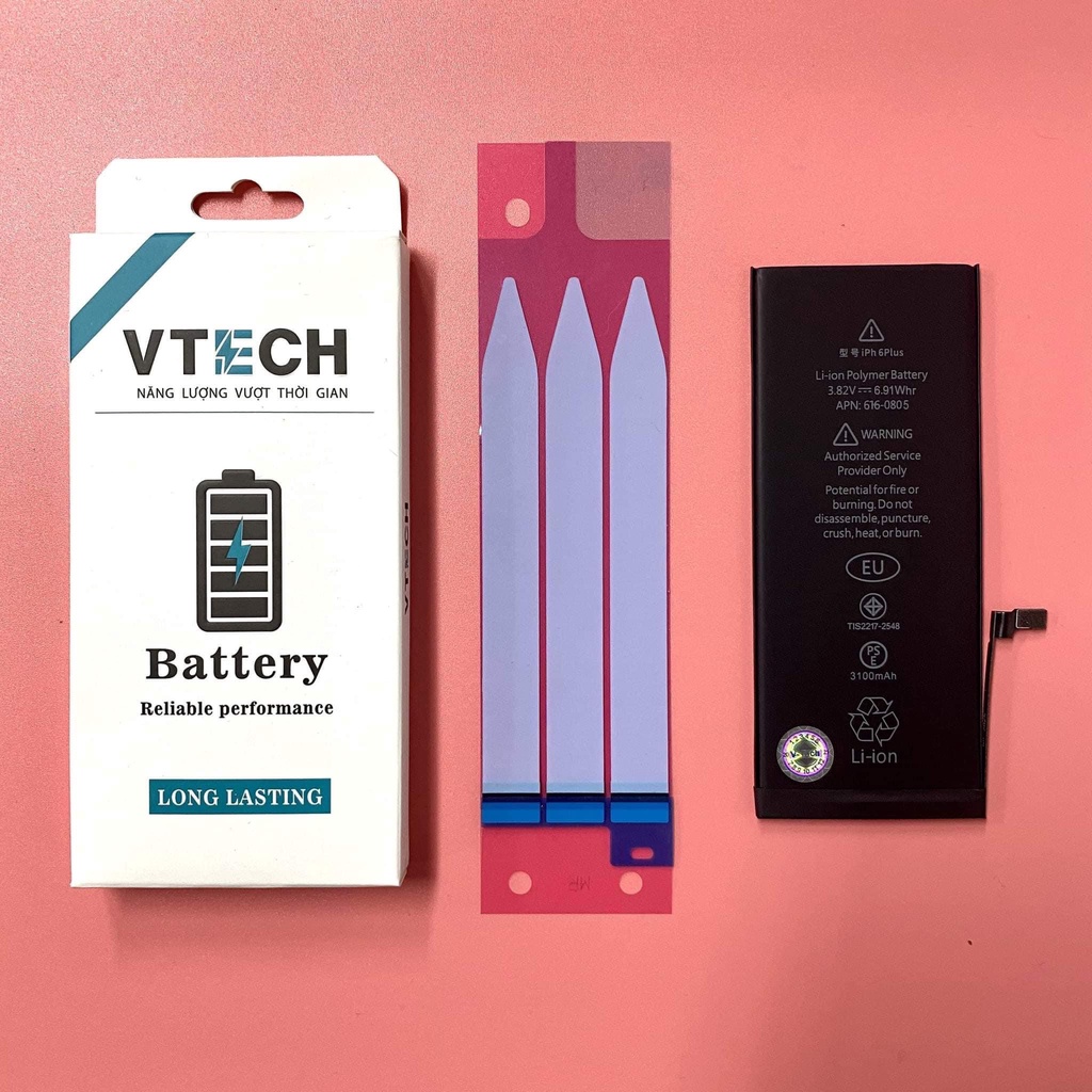 Pin EU VTech Chính Hãng Cho Các Dòng iPhone 5s/6/6s/6p/6sp/7/7p/8/8p/X/Xs/XsMax/Xr/11/11Pro/11Promax