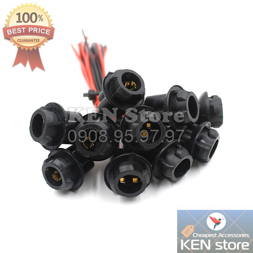 J Chui gắn bóng đèn chân T10 68 26