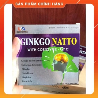 Ginko Nato Q10 Viên Uống Bổ Não Hộp 100 viên