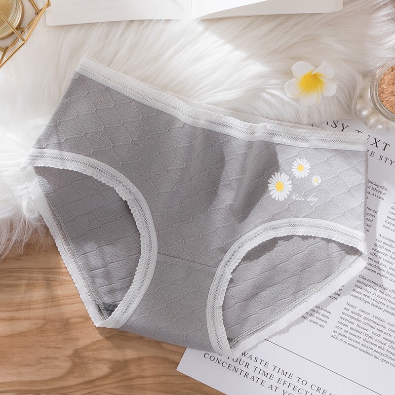 8688quần lót nữ cotton hoa cúc pha ren sexy mềm mịn không bai xù kháng khuẩn | BigBuy360 - bigbuy360.vn