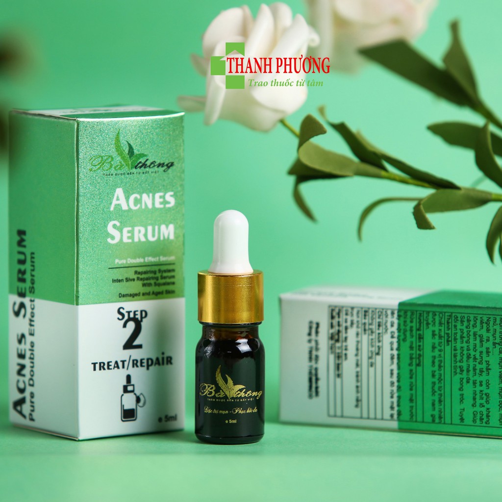 Acnes serum tinh chất thảo dược thiên nhiên an toàn lành tính cho da sáng mịn
