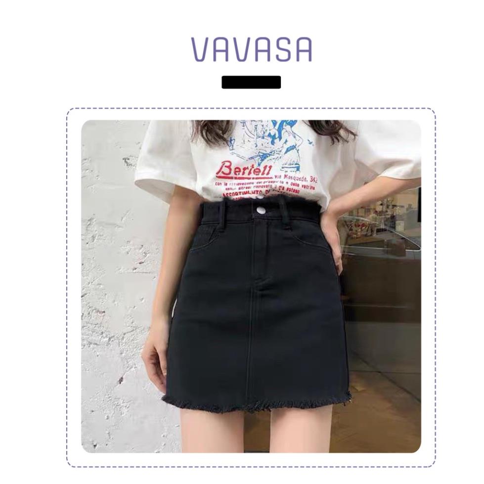 Chân váy Jeans ngắn chữ a lưng cao công sở bigsize  CV18 | BigBuy360 - bigbuy360.vn