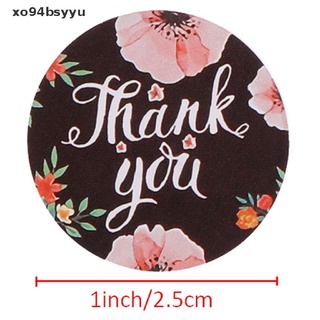 10 sticker tròn chữ Thank you