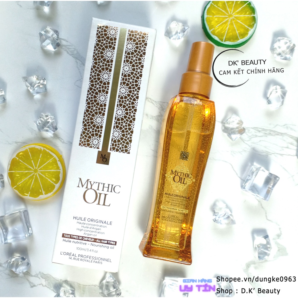 Tinh Dầu Loreal Professionnel Dưỡng Tóc Bóng Mượt Cao Cấp Mythic Oil 100ml