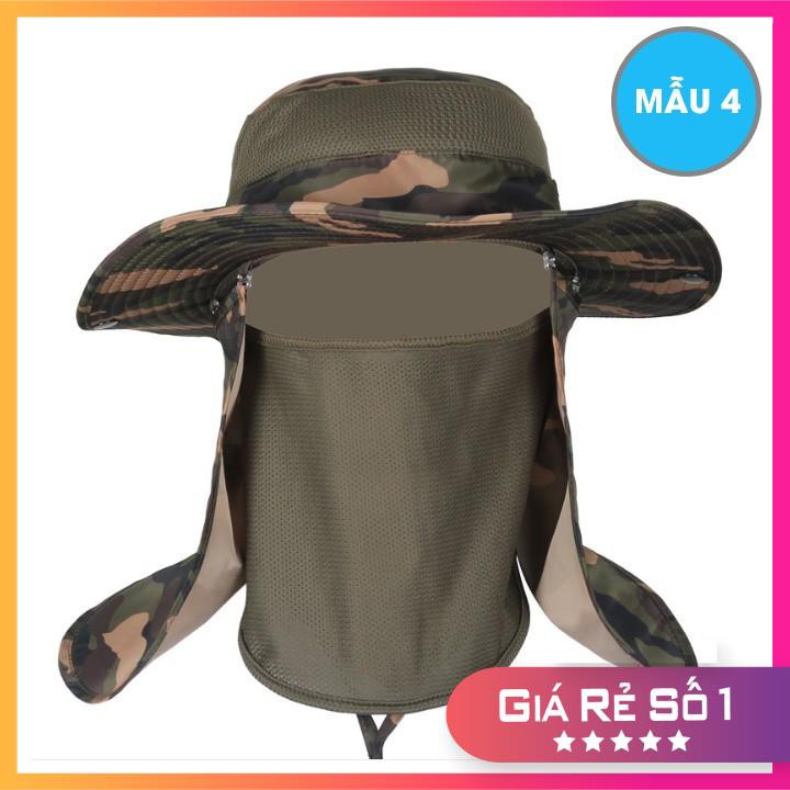 Mũ Chống Nắng Rộng Vành 𝗙𝗥𝗘𝗘 𝗦𝗛𝗜𝗣 Mũ Chống Nắng thời trang  mũ chống nắng kèm khẩu trang, mũ đi câu