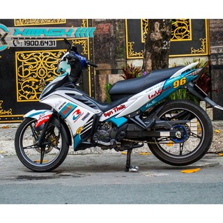 Decal Tem Trùm Xe Exciter 135 Mẫu Petronas
