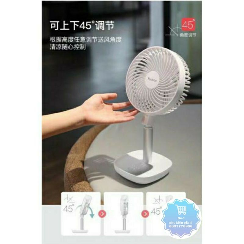 Quạt sạc yoobao 10000mah mini để bàn model F1