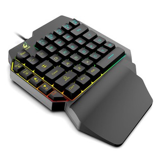 Bàn phím bán cơ 1 tay free wolf k15 gaming bàn phím cho pubg ow lol 35 phím -dc3640