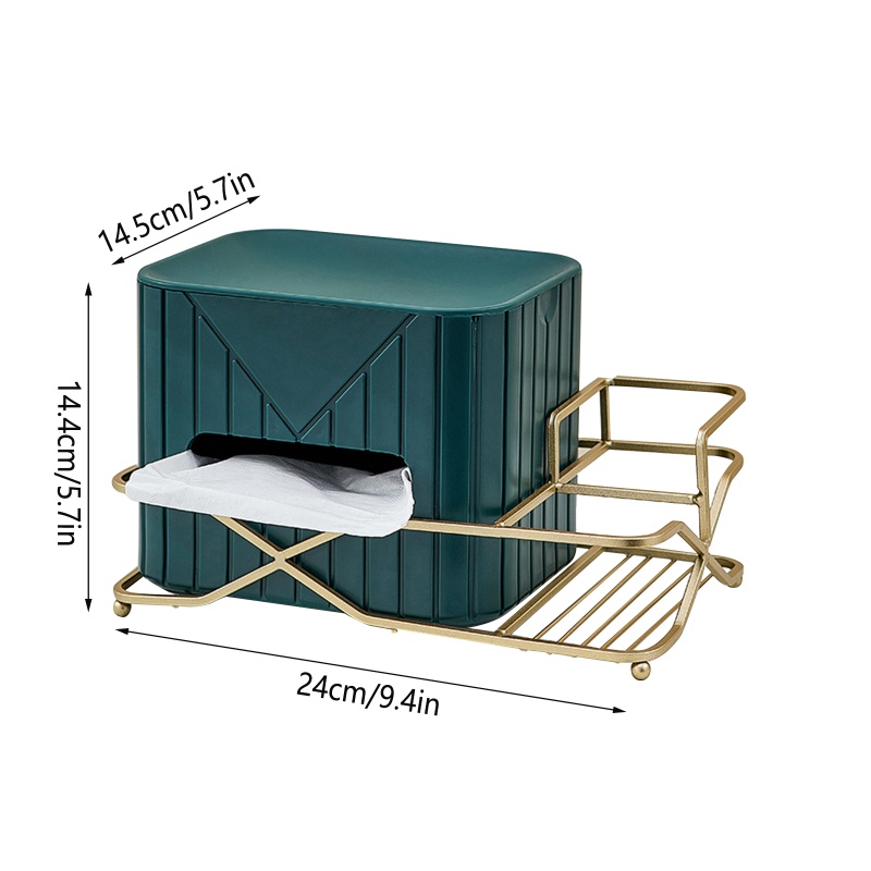 Hộp Đựng Khăn Giấy / Kính Điều Khiển Từ Xa Bằng Nhựa Tiện Dụng Cho Nhà Tắm / Văn Phòng