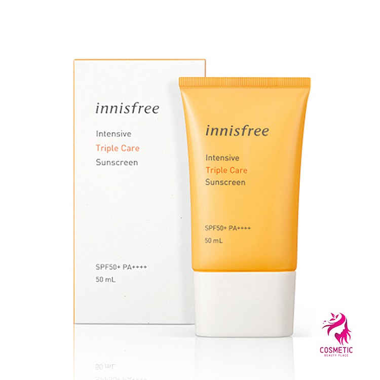 Kem Chống Nắng Innisfree Perfect UV Protection Cream Triple-Care SPF50 PA+++ Dành Cho Mọi Loại Da PV423