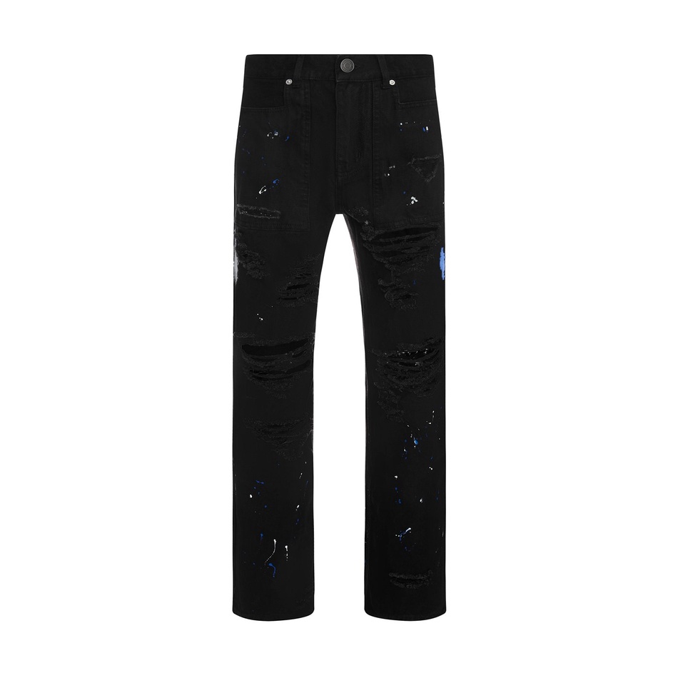 Quần jean dài OFFONOFF RIPPED JEAN/BLACK