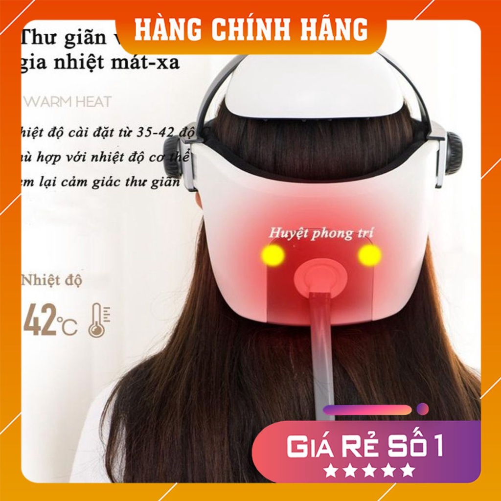 Máy massage đầu,giảm đau nhức mỏi tuần hoàn máu não,chống mất ngủ, đầu thoải mái