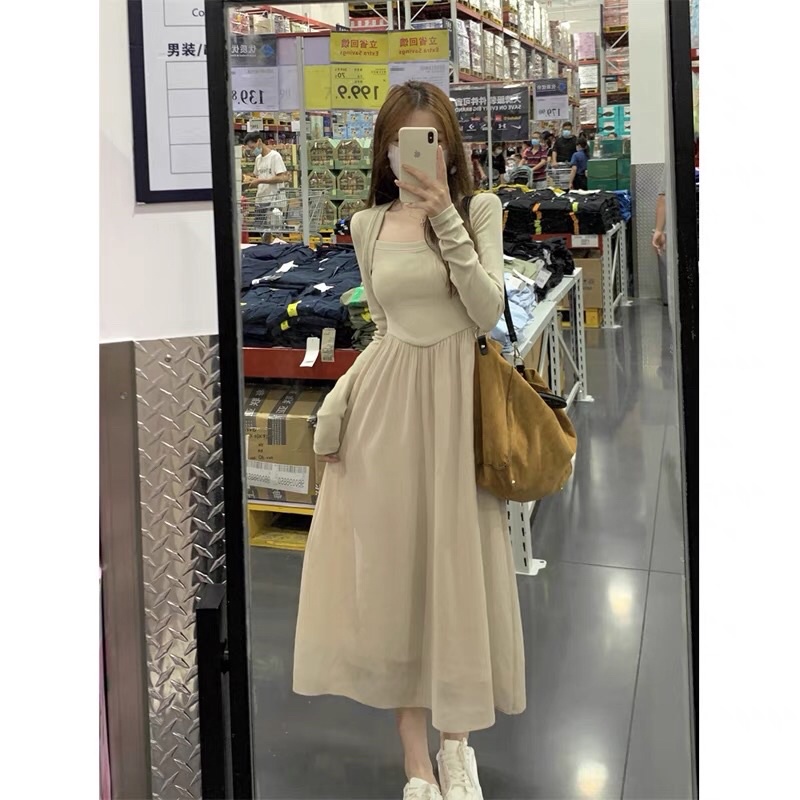 Đầm Tay Dài Dáng Ôm Thời Trang Cá Tính Cho Nữ