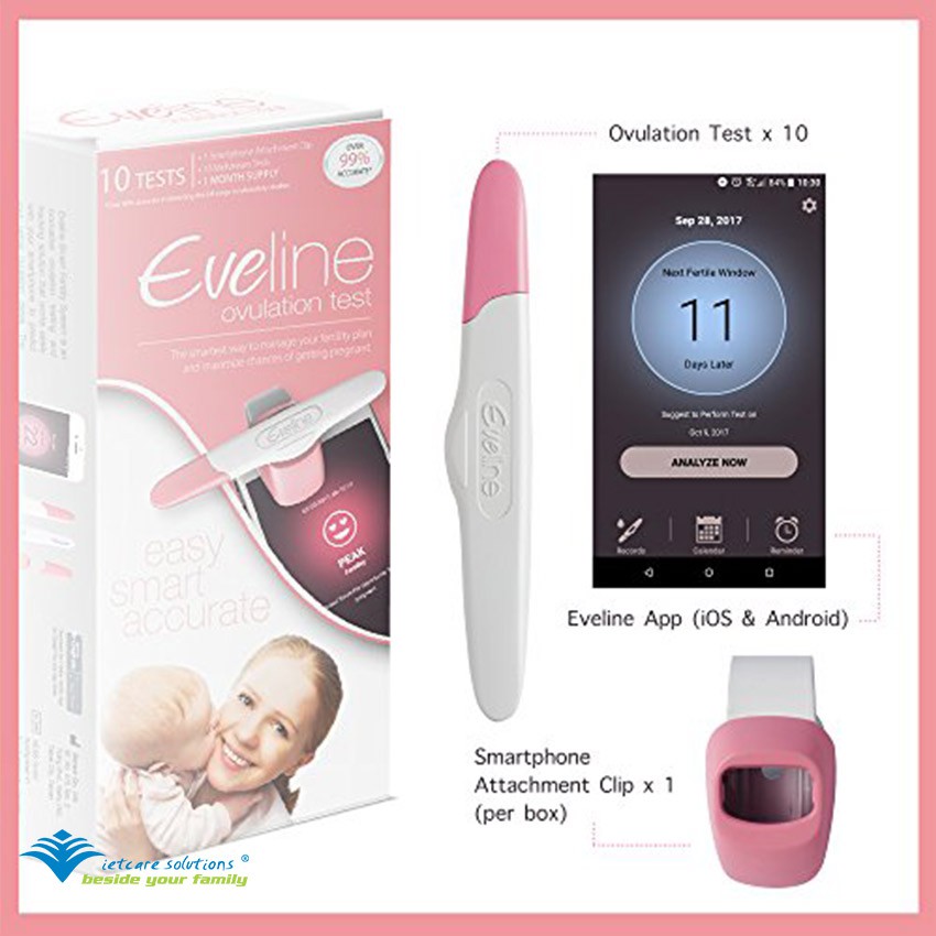 Bộ dụng cụ thử rụng trứng Eveline