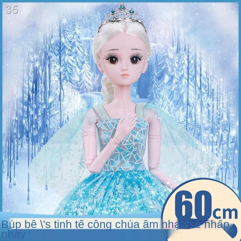 J60 cm Búp bê Barbie siêu bự biết nói đồ chơi trẻ em ăn mặc bộ quà tặng sinh nhật cô gái công chúa