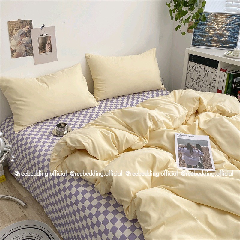 Bộ chăn ga gối Cotton TC REE Bedding đủ size giường nệm CTC193
