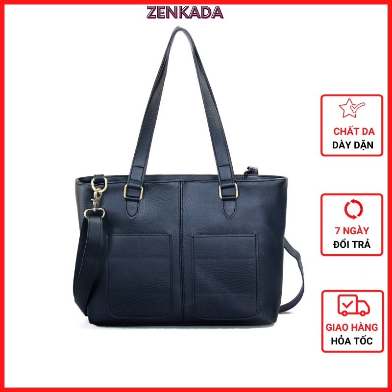 Túi xách công sở nữ Zenka sang trọng rất thanh lịch, đựng được laptop 14 inch