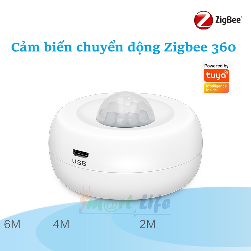Cảm biến chuyển động cao cấp Tuya Smart Life PIR Sensor hệ Zigbee