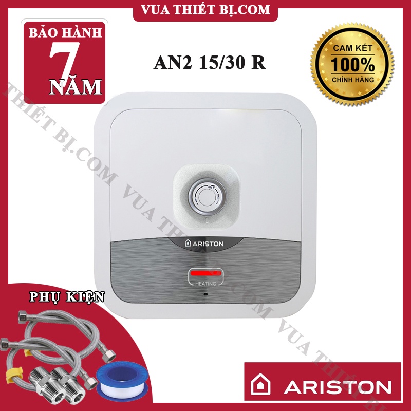ARISTON AN2 R 30L lít 2.5FE 2500W - Bình nóng lạnh vuông gián tiếp - ANDRIS2 30 R