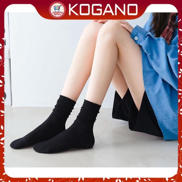 Tất nữ cổ cao KOGANO vớ nữ cổ cao co giãn nhiều màu đi làm, tập thể thao đa năng FAS-001321