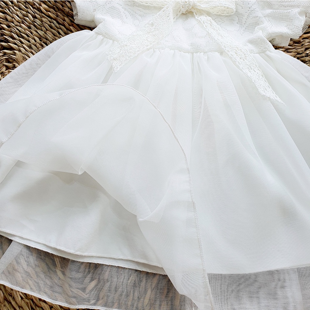 Váy công chúa cho bé gái RIOKIDS, quần áo cho bé đi chơi, đi tiệc, sinh nhật, thôi nôi đầy tháng TT17