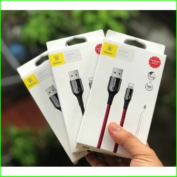 Dây sạc nhanh 3a iphone  baseus dài 1,2m tự ngắt điện - Cáp sạc nhanh iphone dây dài 1,2m - vienthonghn