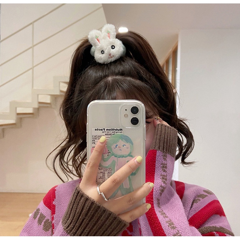 Dây Cột Tóc Hình Thỏ Xinh Xắn Phong Cách Hàn Quốc Cho Nữ