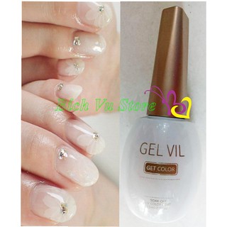 Sơn Gel Vil màu trắng gạo