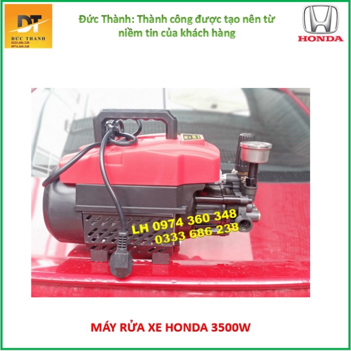 Siêu hot Máy rửa xe HONDA đỏ chỉnh áp đời mới 2021