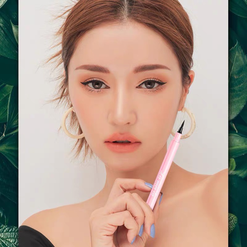 Bút kẻ mắt eyeliner MINIGIRL lâu trôi đường nét mảnh sắc trang điểm chuyên nghiệp M2