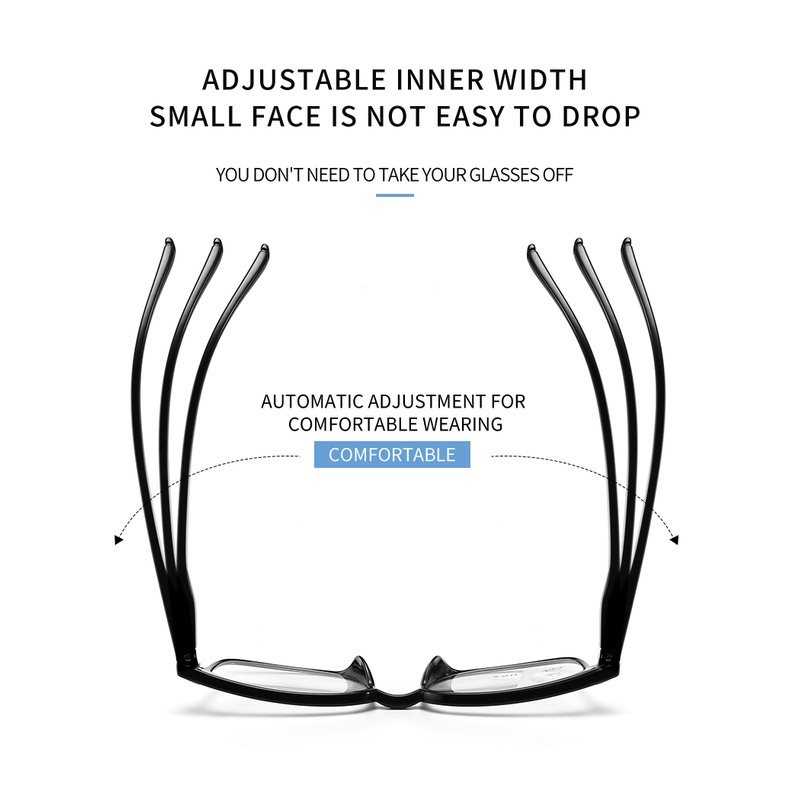 Kính đọc sách chống ánh sáng xanh đa tiêu điểm tiến bộ dành cho nam Kính đọc sách chống mệt mỏi thoải mái