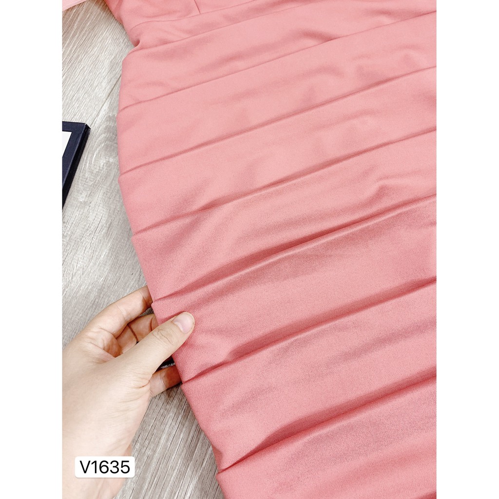 VÁY TRẦN VAI BODY CAM HỒNG V1635 - ĐẸP SHOP DVC | BigBuy360 - bigbuy360.vn