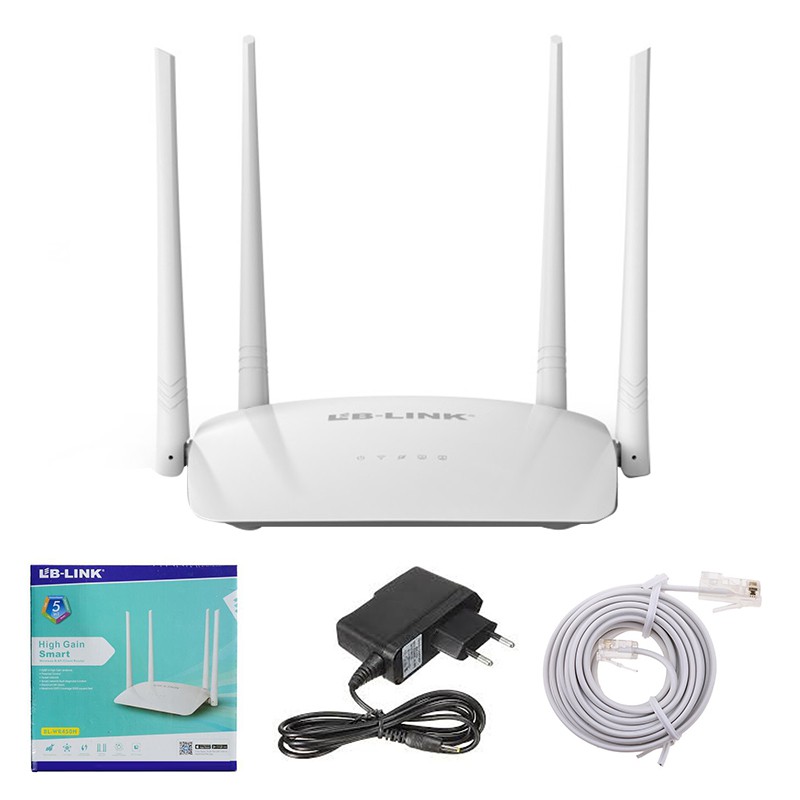 Bộ phát wifi LB-Link WR450H - Tốc độ 300Mbps 4 ăng ten wifi chuẩn 5dBi