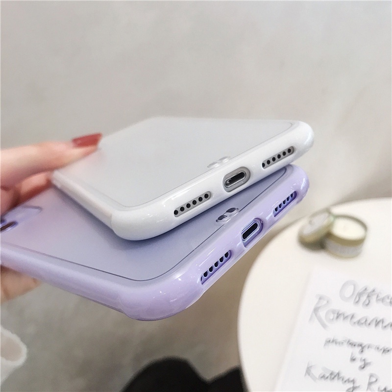 Ốp điện thoại trong suốt cứng mờ có túi khí thích hợp cho iPhone 13 12 11 Pro Max Mini XS XR X XS Max 8 7 Plus + SE 2020