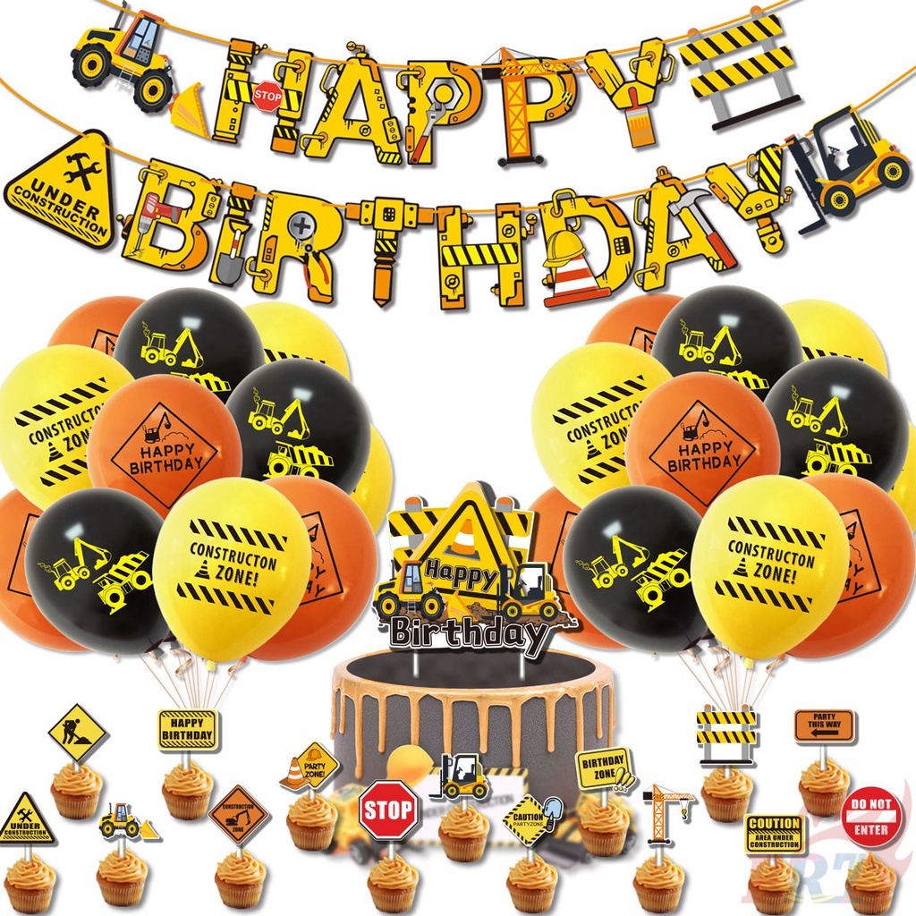 ♦ Trang Trí Tiệc - Banner / Bánh Topper ♦ Dây Banner &quot;Happy Birthday&quot; Cắm Bánh Sinh Nhật