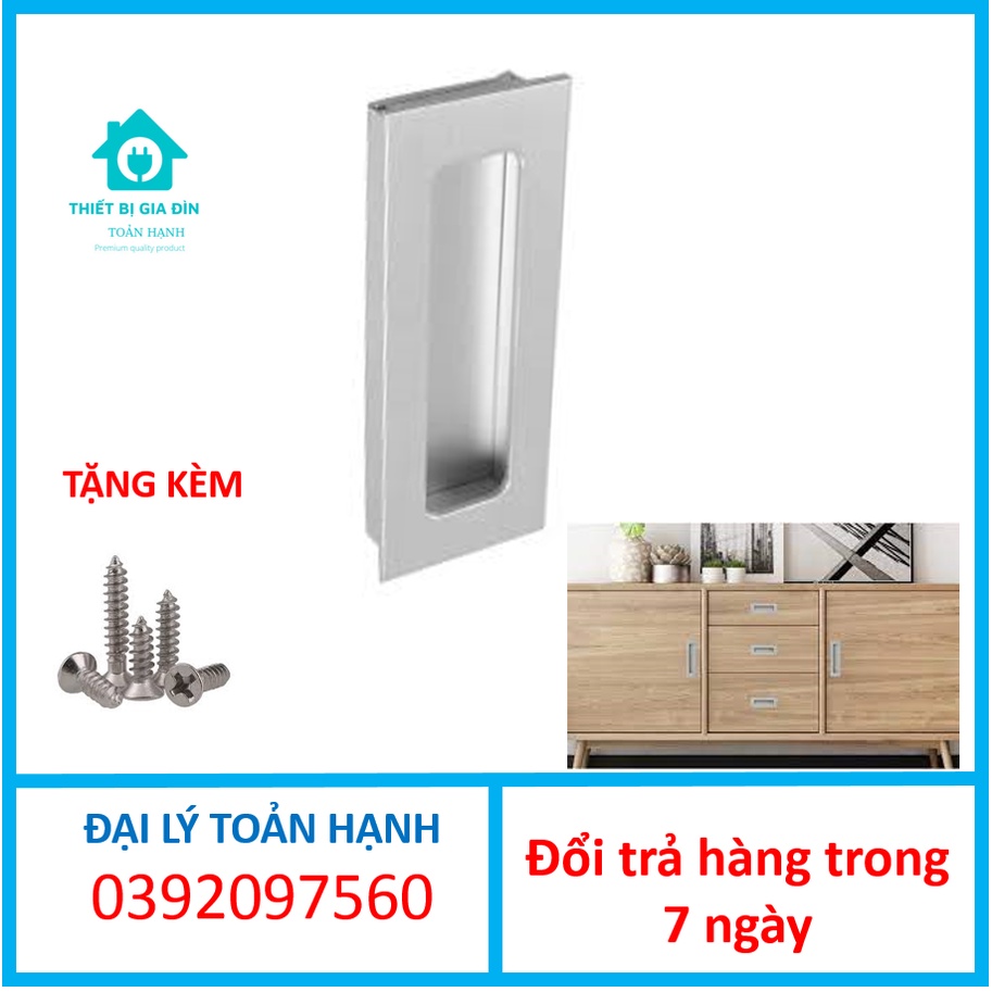 CHÍNH HÃNG_TAY NẮM ÂM cửa lùa, cửa gỗ, cánh tủ chuẩn hàng Đẹp_ ĐẠI LÝ TOẢN HẠNH