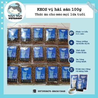 Thức Ăn Hạt Cho Mèo Mọi Lứa Tuổi Keos 350g