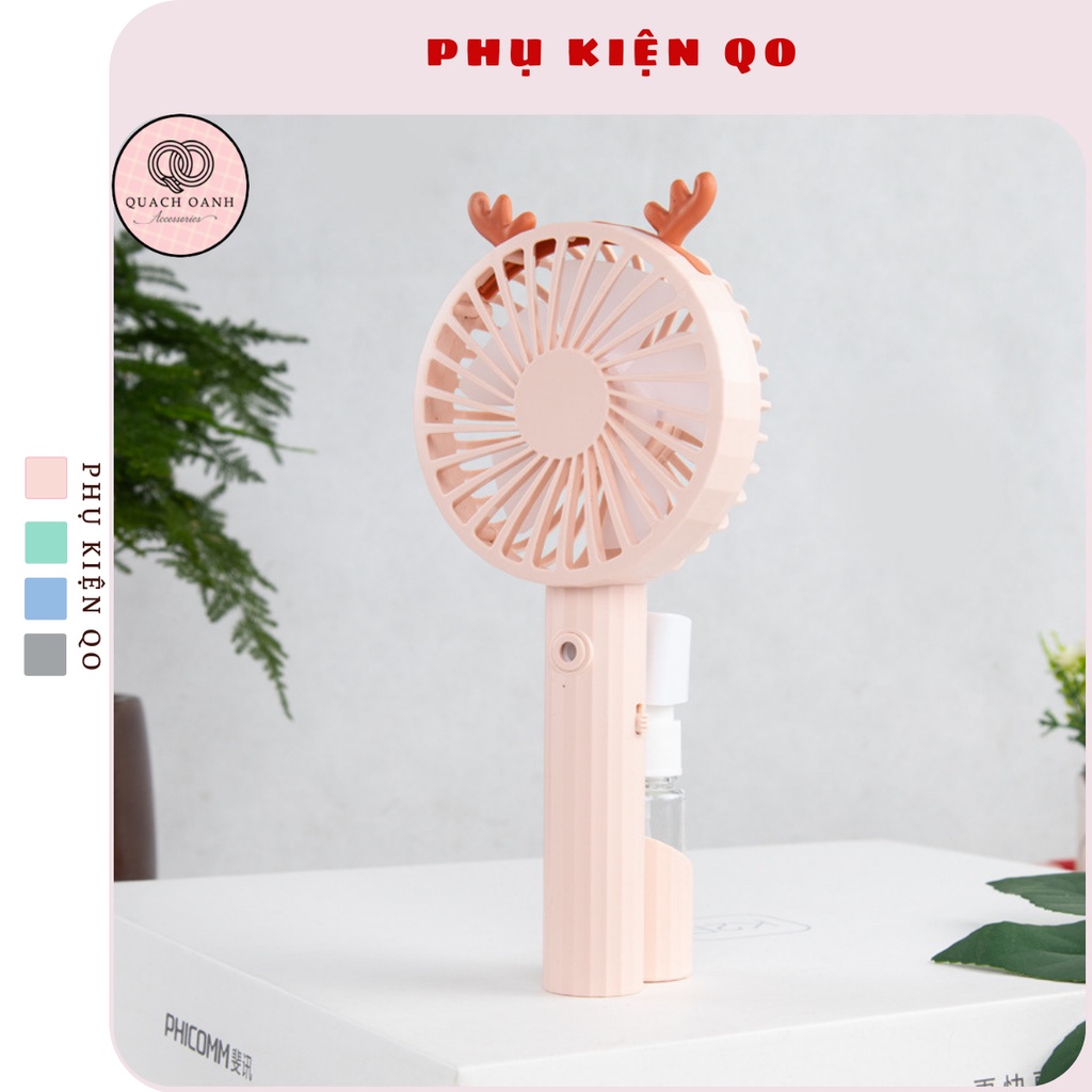 Quạt mini cầm tay phun sương làm mát - QUAT90