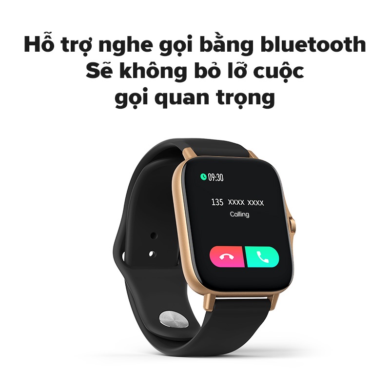 Đồng hồ thông minh BASIKE WAT08 Gọi điện qua Bluetooth Hàng trăm mặt số tinh tế 8 chế độ thể thao Sạc từ tính