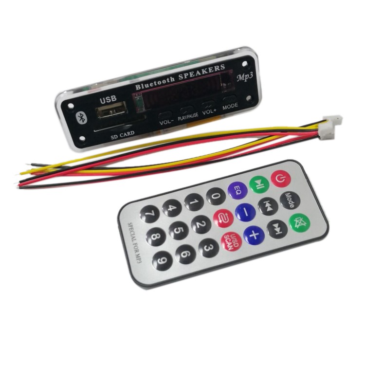 Dc 5V/12V Bluetooth 5.0 Decoder Board Audio Module Usb (Black)
