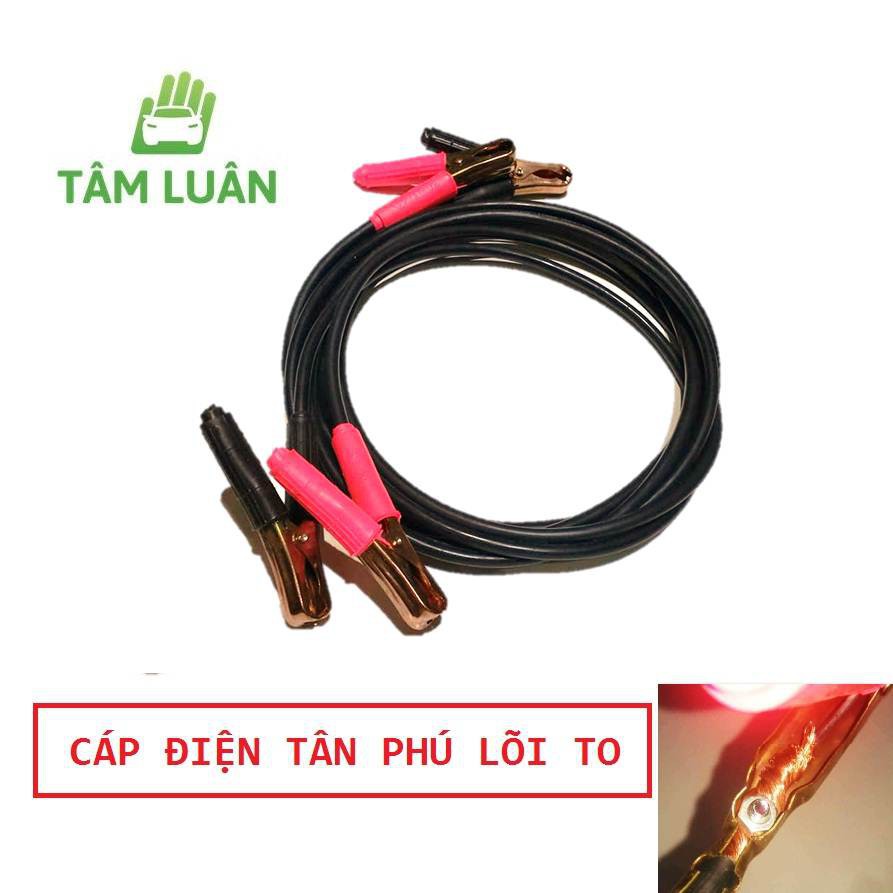 [Hàng VNXK]Bộ dây cáp câu điện bình ắc quy ô tô 4-8 chỗ kích nổ acquy xe hơi oto