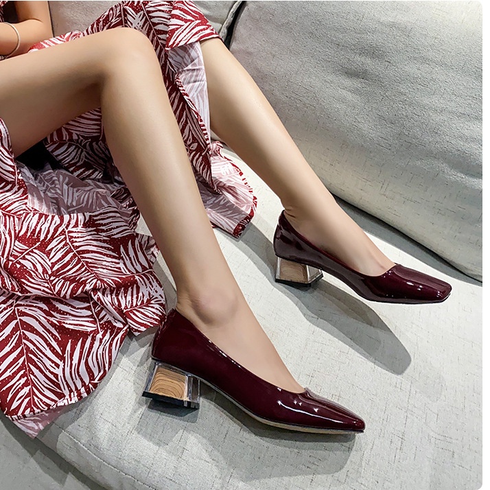 Giày Cao Gót Công Sở Phong Cách Retro Size Nhỏ 33 34