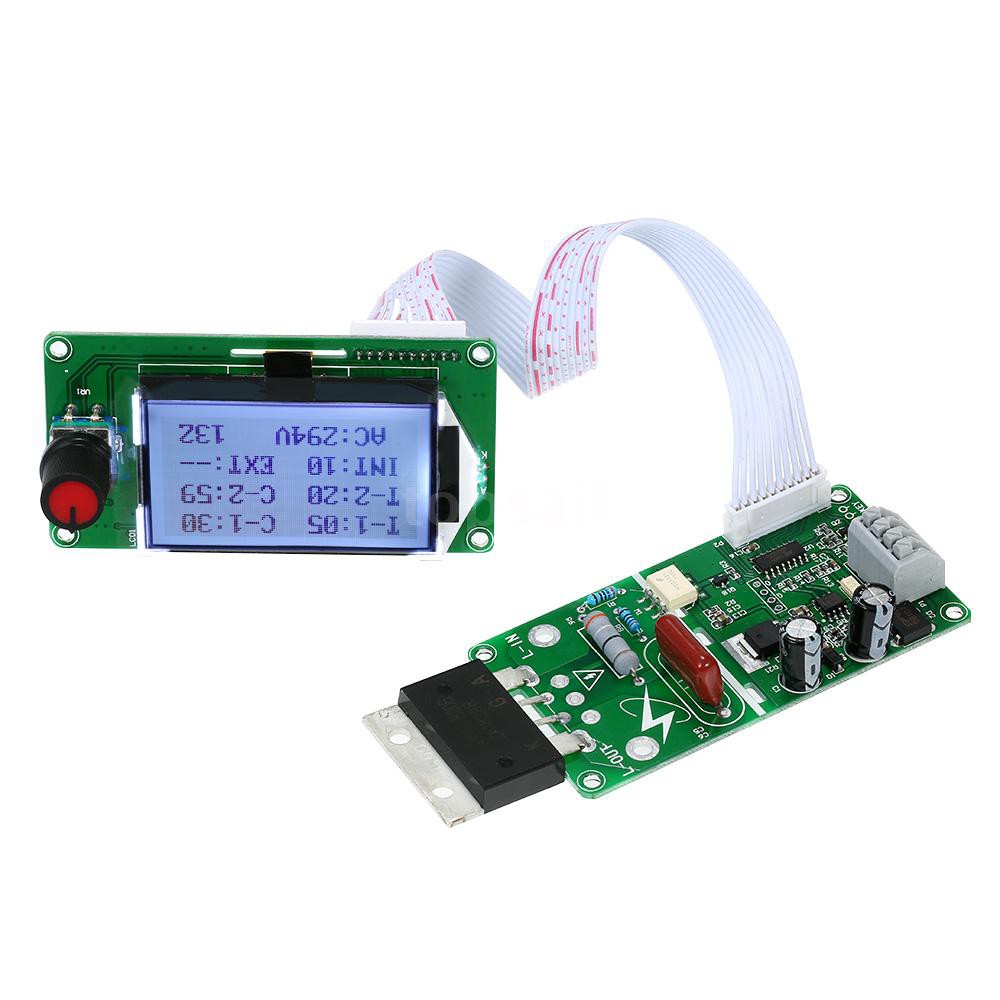 100A Digital LCD Double Pulse Encoder Spot Welder Machine Time Control Module Board