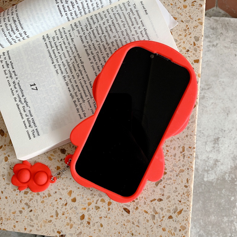 Ốp Điện Thoại Họa Tiết Squid Game 3D Gắn Dây Đeo Cho iphone 13 12 11 Pro Max 6 6S 7 8 Plus X XS XR SE 2020