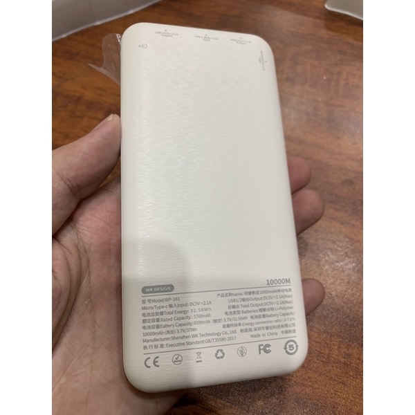 SẠC DỰ PHÒNG WK 10.000 mAh chính hãng WK