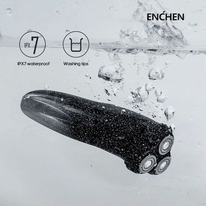 [CHÍNH HÃNG] Máy cạo râu Enchen Blackstone 3 chống nước IPX7 pin sạc siêu bền