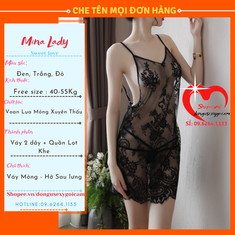 Váy Ngủ Ren Sexy - Đầm Ngủ Nữ Sexy Xuyên Thấu Gợi Cảm Kèm Quần Lọt Khe Giá Rẻ Nhiều Màu Đỏ, Đen,..- REN HOA XUYÊN THẤU | BigBuy360 - bigbuy360.vn