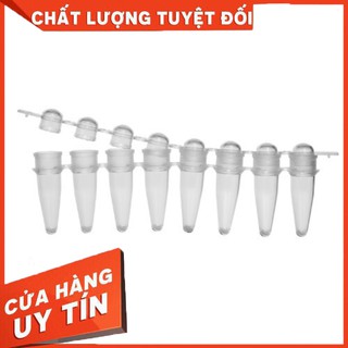 Dây ống pcr 0,2ml 8 giếng kèm nắp hàng chuẩn