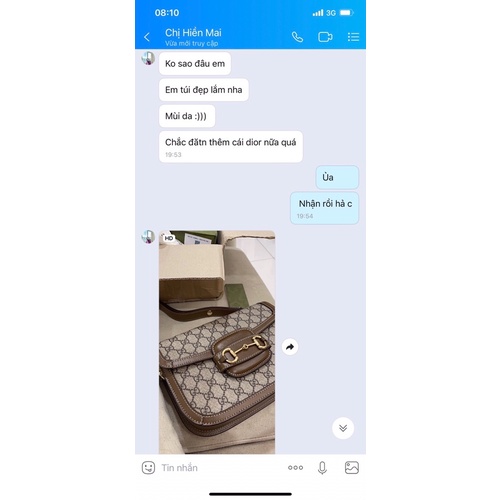 Túi xách Gc Hồ Ngọc Hà Fullbox Nam châm sẵn ship