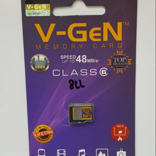 Thẻ Nhớ Vgen 8 Gb Chất Lượng Cao